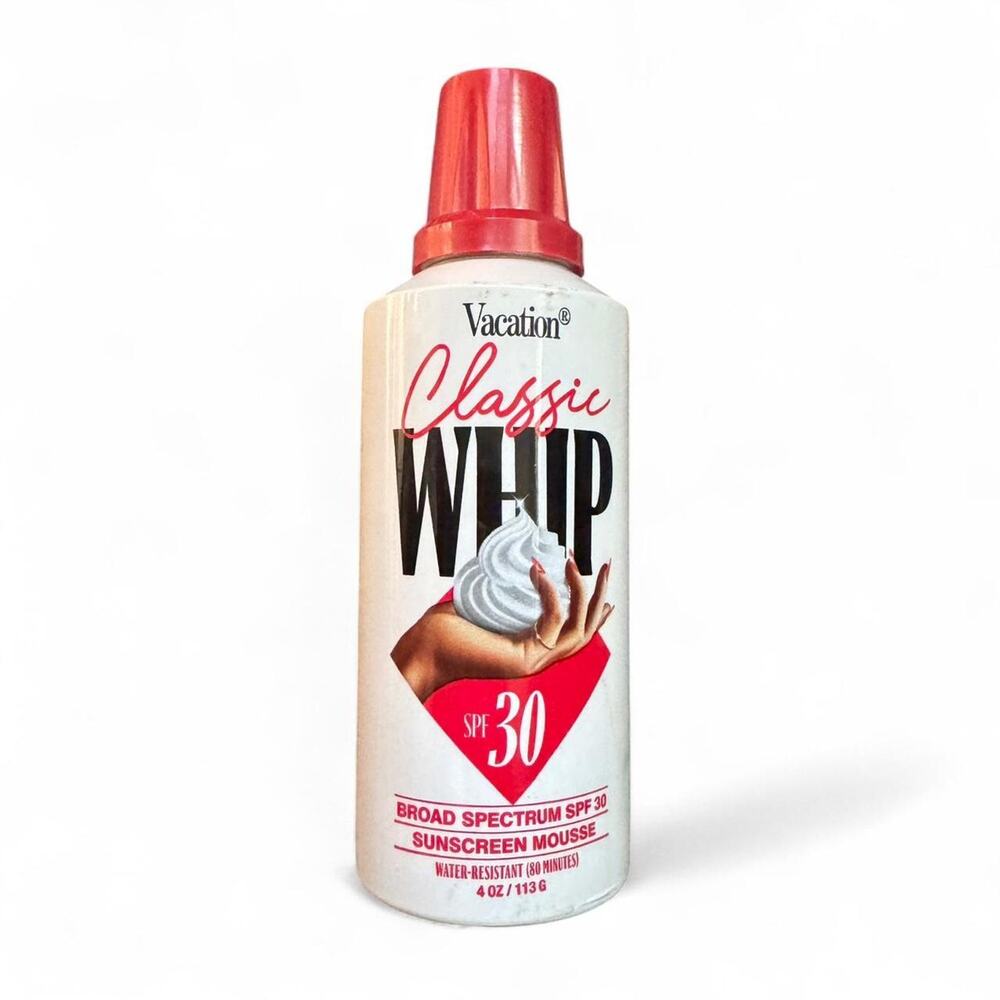 NWT Vacation Classic Whip SPF 30 Sunscreen Mousse — 4oz / 113g - Picture 2 of 8
